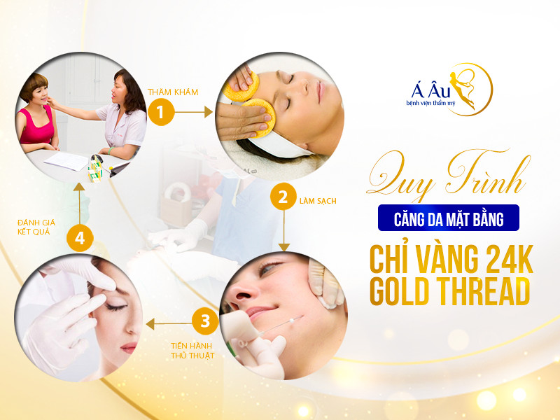 Quy trình thực hiện công nghệ căng da chỉ vàng 24K cùng với Bác sĩ Phan Thanh Hào