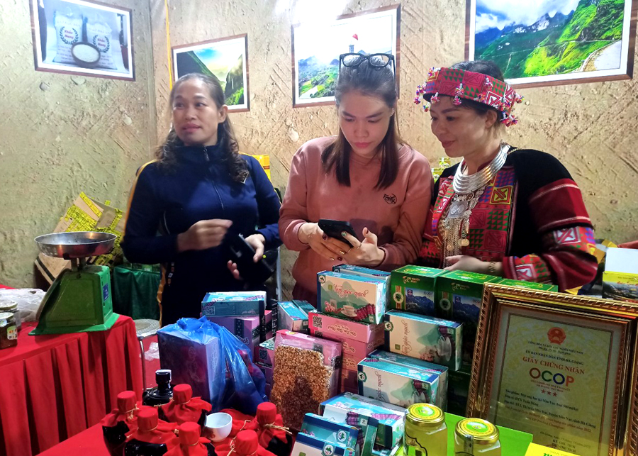 Trong Ngày Phụ nữ khởi nghiệp sẽ có nhiều gian hàng trưng bày sản phẩm nông sản của hội viên, phụ nữ
