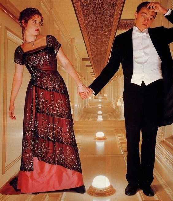 Chuyện tình lãng mạn của Rose và Jack trong Titanic là một trong những tình sử kinh điển của điện ảnh Hollywood. 