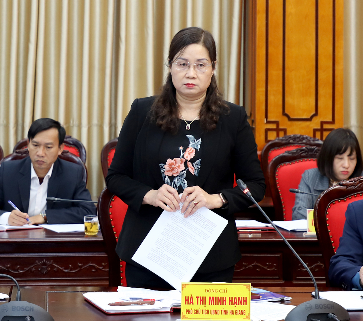 Phó Chủ tịch UBND tỉnh Hà Thị Minh Hạnh