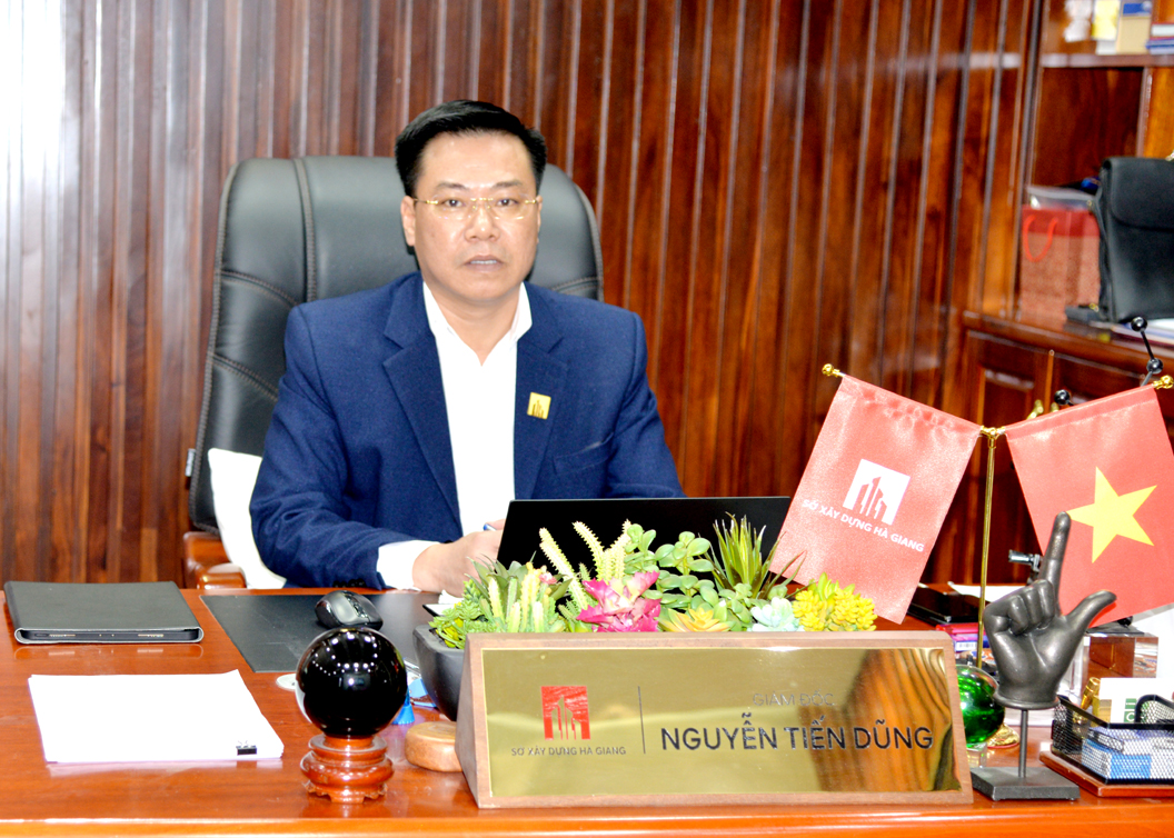 Giám đốc Sở Xây dựng Nguyễn Tiến Dũng.
