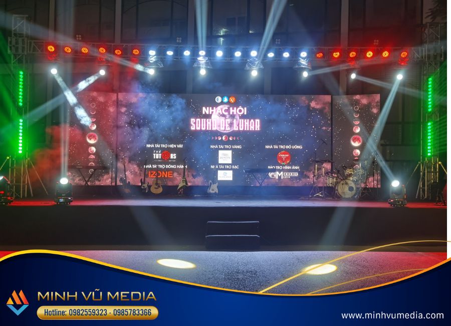 Minh Vũ Media chuyên cung cấp các dịch vụ thuê sân khấu sự kiện đa dạng
