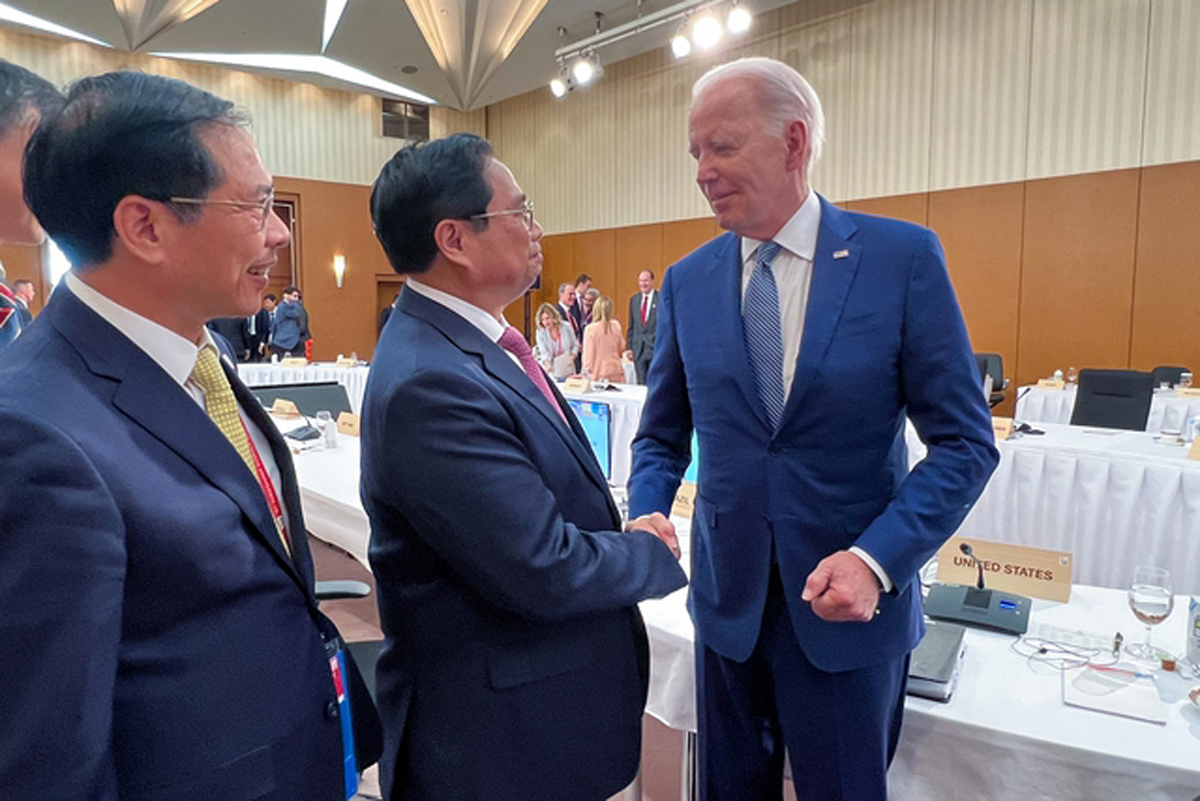 Thủ tướng Phạm Minh Chính và Tổng thống Hoa Kỳ Joe Biden