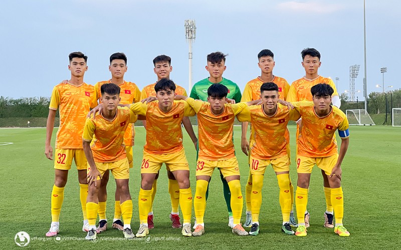 Đội hình ra sân của U17 Việt Nam