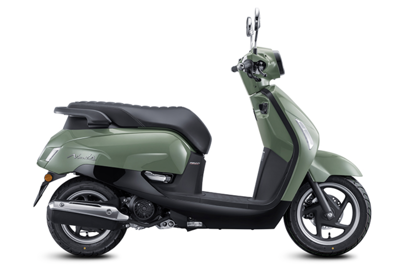 Honda NS125LA sử dụng động cơ SOHC, xi-lanh đơn, dung tích 124,9 cc