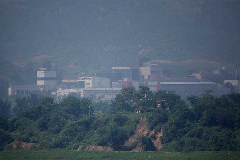 Khu công nghiệp liên Triều Kaesong tại làng Gijungdong.