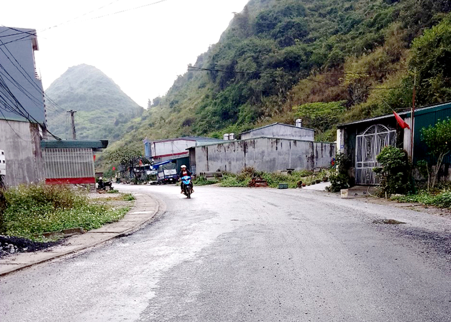 Đoạn đường từ ngã ba Bảo An đi ngã ba Thanh Long, xã Thanh Vân đã hoàn thành.