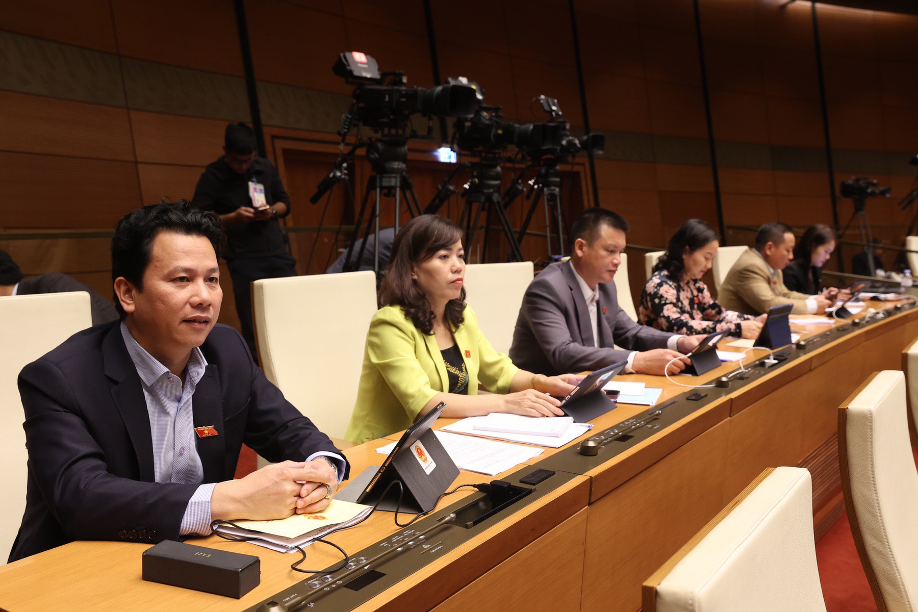 Đoàn Đại biểu Quốc hội tỉnh Hà Giang tham dự phiên khai mạc