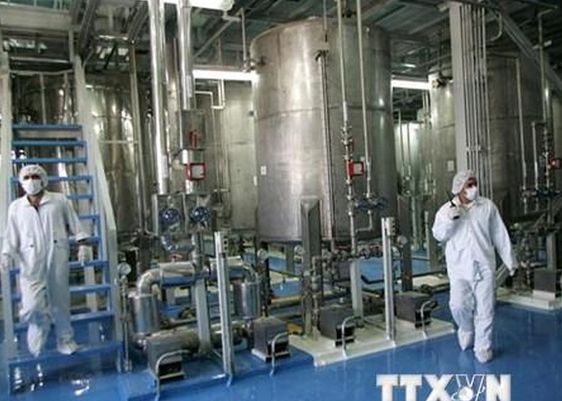Bên trong một cơ sở làm giàu urani ở Iran.