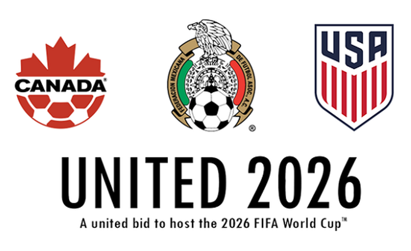 Mỹ, Canada và Mexico sẽ đồng đăng cai tổ chức World Cup 2026.
