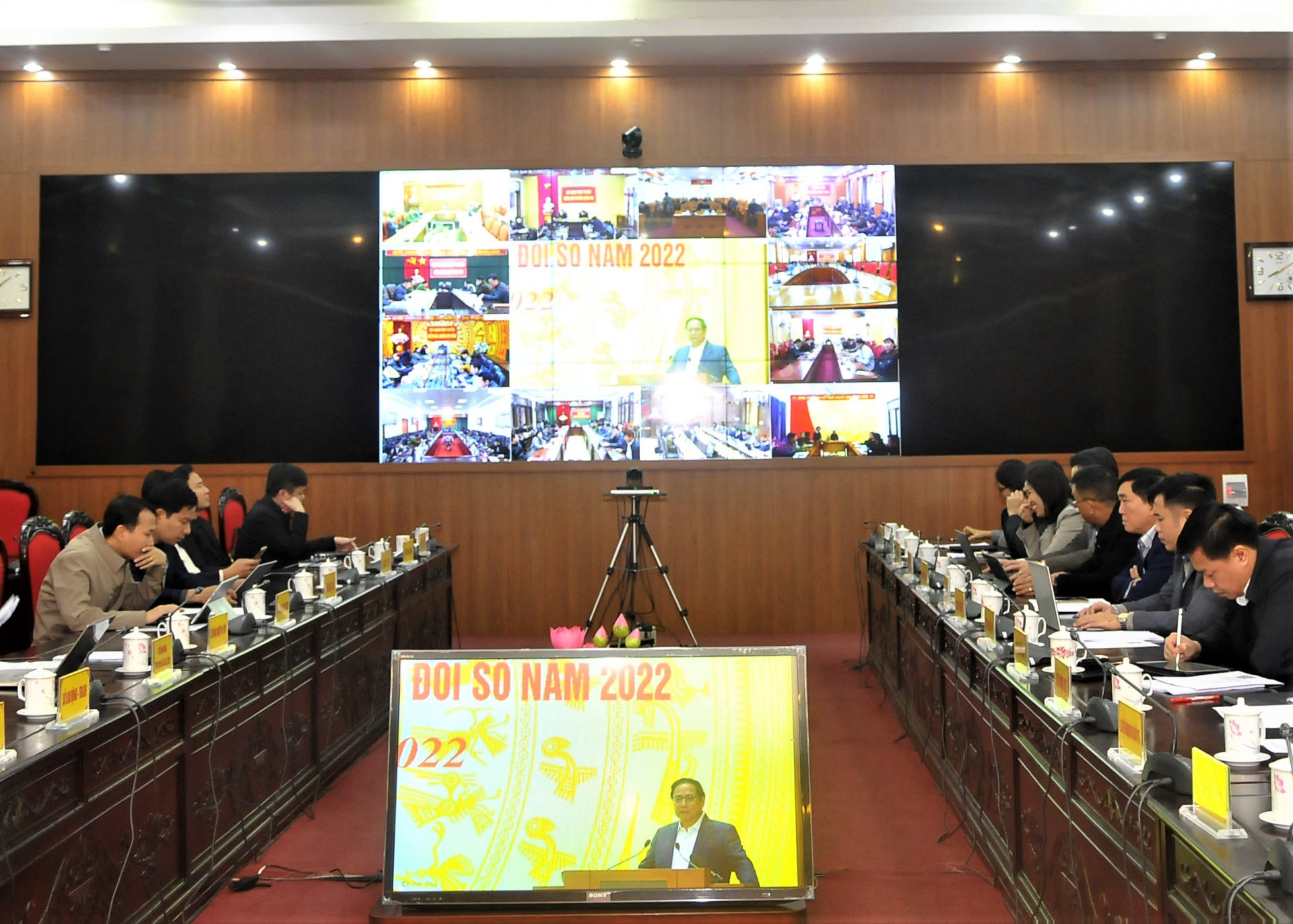 Hội nghị được tổ chức theo hình thức trực tuyến tới các tỉnh, thành phố trong cả nước.