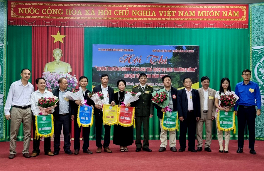 Hội thi tuyên truyền chính sách chi trả dịch vụ môi trường rừng huyện Yên Minh năm 2022.