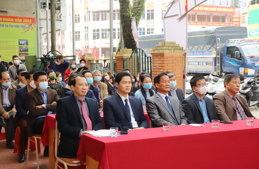 Các đại biểu dự Hội báo Hà Giang Xuân Nhâm Dần 2022