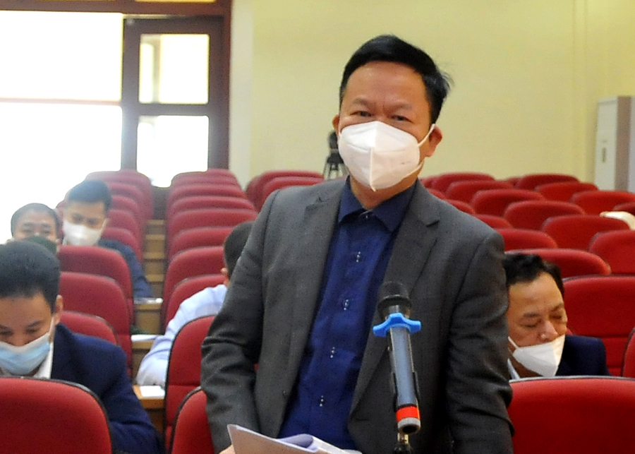 Giám đốc Sở Tài chính Nguyễn Ngọc Thanh đề nghị huyện Yên Minh có sự chủ động về kinh phí để thực hiện một số phần việc trong quá trình chuẩn bị diễn tập KVPT.
