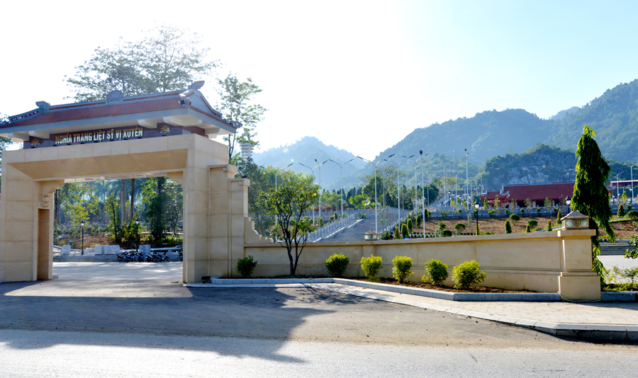 Nghĩa trang Liệt sĩ Quốc gia Vị Xuyên hoàn thành giai đoạn I.