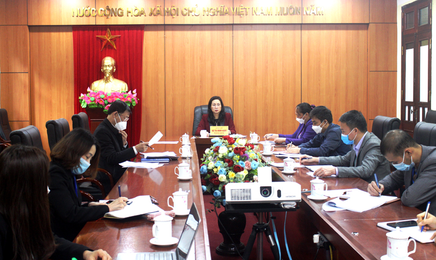 Phó Chủ tịch UBND tỉnh Hà Thị Minh Hạnh chủ trì cuộc họp Hội đồng Quản lý Quỹ hỗ trợ phát triển HTX.