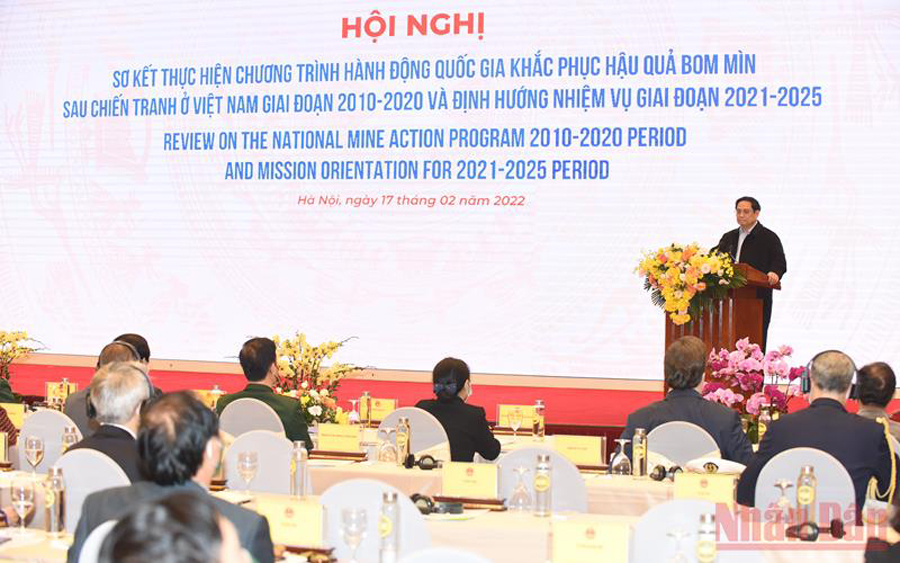 Thủ tướng Phạm Minh Chính phát biểu chỉ đạo Hội nghị.
