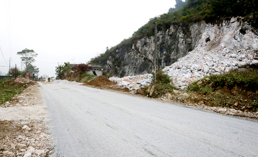 Dự án nâng cấp đường thị trấn Tam Sơn đi thôn Bảo An - Thanh Long đã hoàn thành.
