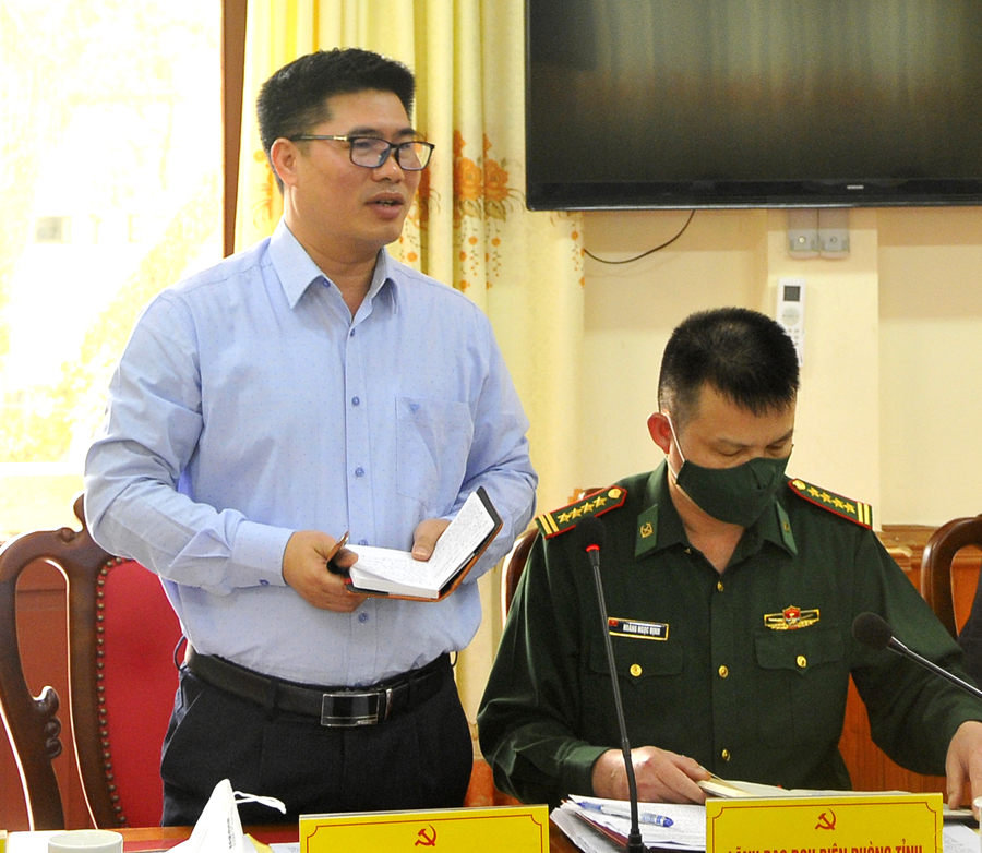 Lãnh đạo Sở Ngoại vụ đề nghị huyện Hoàng Su Phì duy trì thường xuyên hội đàm với lực lượng chức năng nước bạn để cùng xây dựng tuyến biên giới hòa bình, hữu nghị.
