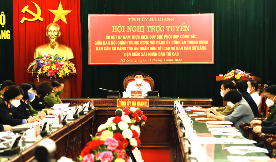 Phó Bí thư Tỉnh ủy Nguyễn Mạnh Dũng chủ trì tại điển cầu tỉnh
