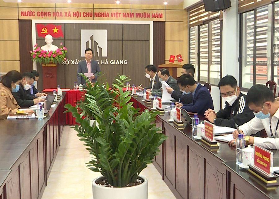 Chủ nhiệm UBKT Tỉnh uỷ Trần Quang Minh phát biểu kết luận hội nghị.

