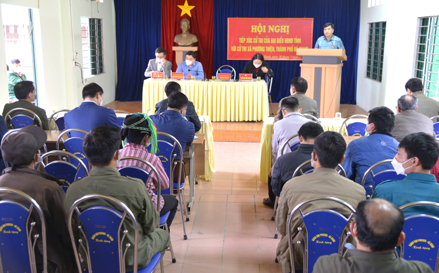Bí thư Thành ủy Hầu Minh Lợi trả lời ý kiến cử tri
