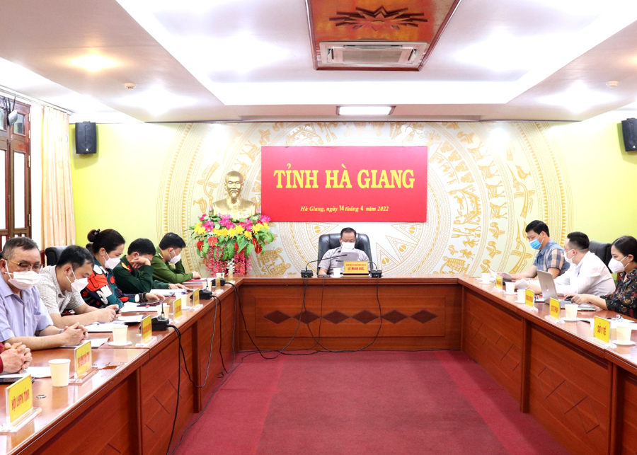 Lãnh đạo Sở Giao thông vận tải và các sở, ngành dự hội nghị tại điểm cầu tỉnh Hà Giang
