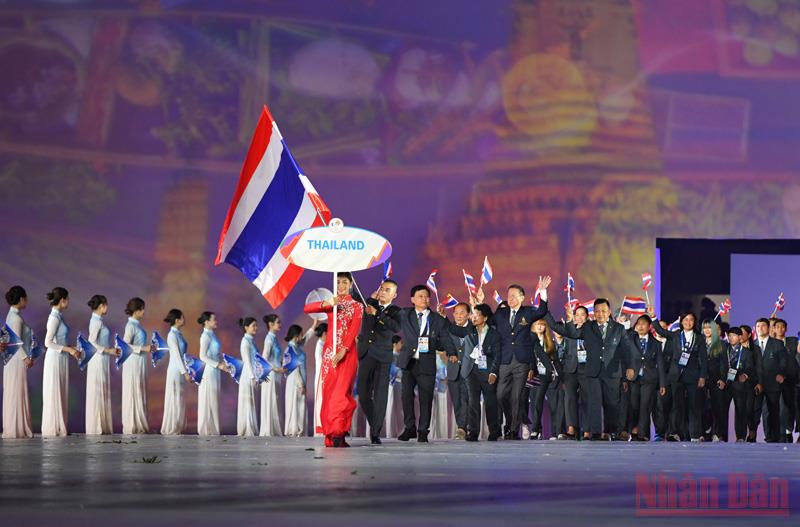 Đoàn Thái Lan có 808 vận động viên tham gia.