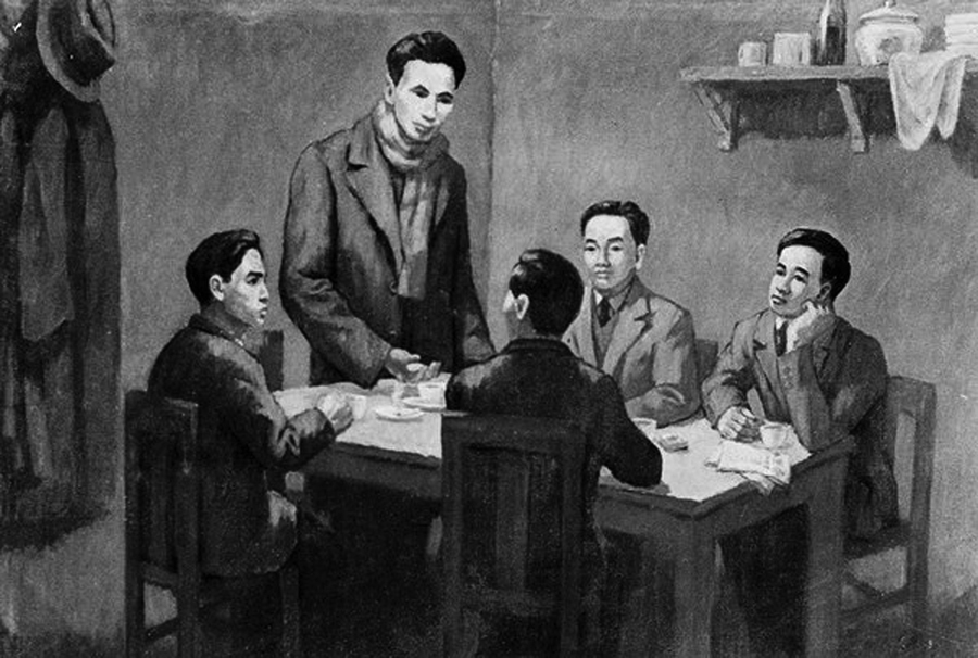 Từ ngày 6-1 - 7-2-1930, dưới sự chủ trì của đồng chí Nguyễn Ái Quốc thay mặt cho Quốc tế Cộng sản, Hội nghị hợp nhất các tổ chức cộng sản thành lập Đảng Cộng sản Việt Nam họp ở bán đảo Cửu Long, thuộc Hồng Kông (Trung Quốc)

