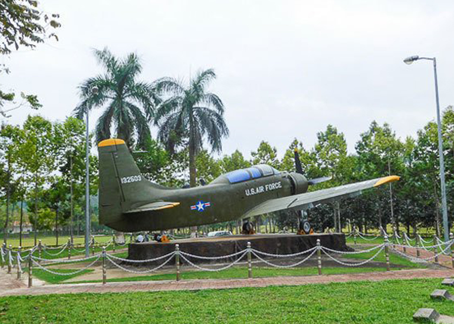 Di tích sân bay Lũng Cò thuộc xã Minh Thanh, Sơn Dương, Tuyên Quang. Ảnh: Báo Ninh Thuận