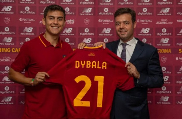 Dybala gia nhập AS Roma.