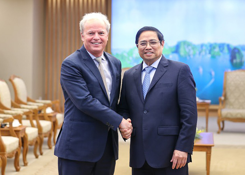 Thủ tướng Phạm Minh Chính đánh giá cao việc Tổng Giám đốc WB thăm Việt Nam, cho thấy quan hệ ngày càng chặt chẽ, hiệu quả giữa hai bên