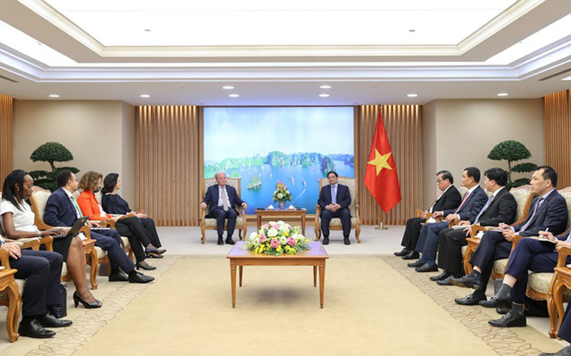 Thủ tướng Phạm Minh Chính nhấn mạnh Việt Nam luôn coi WB là người bạn tốt, đối tác phát triển rất quan trọng