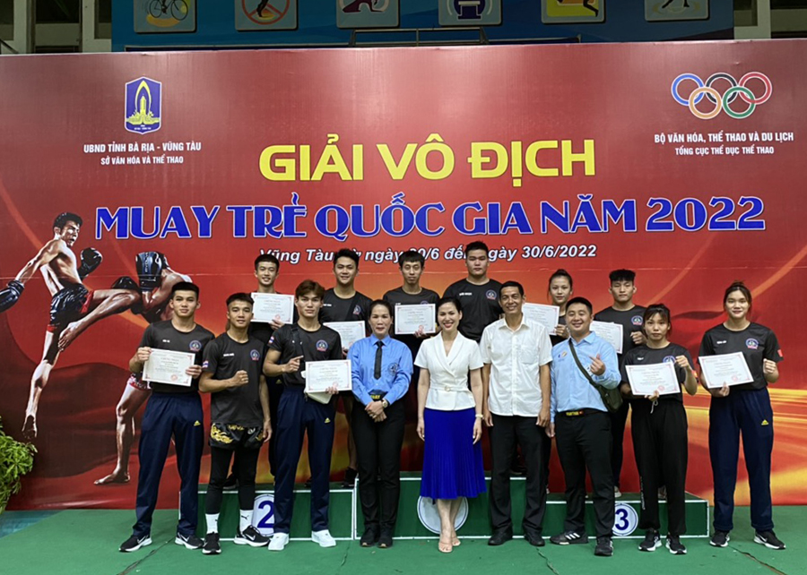 Các VĐV trẻ Hà Giang đã thi đấu xuất sắc tại giải Muay trẻ toàn quốc năm nay