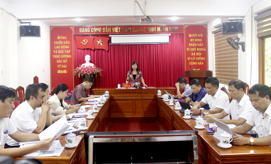 Phó Trưởng Ban Tuyên giáo Tỉnh ủy Đặng Ái Xoan chủ trì Hội nghị giao ban công tác báo chí tháng 8