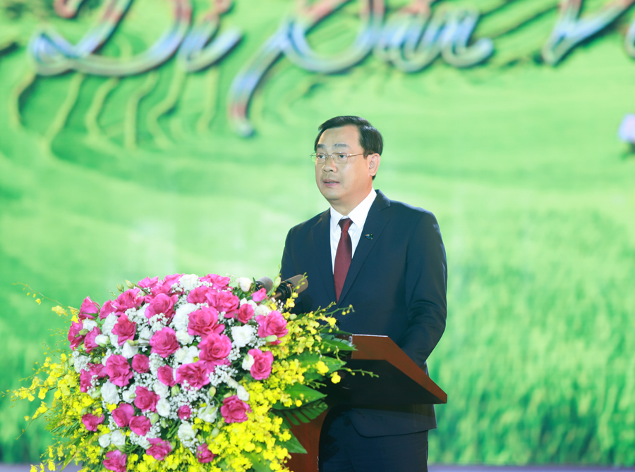 Tổng cục trưởng Tổng cục Du lịch Nguyễn Trùng Khánh phát biểu tại Chương trình

