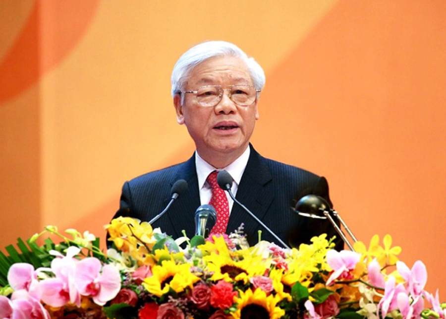 Tổng Bí thư Nguyễn Phú Trọng. ( Ảnh: Báo Quân đội Nhân dân) 