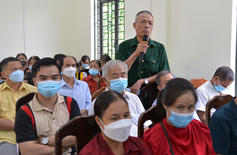 Tổ đại biểu HĐND tỉnh tiếp xúc cử tri phường Nguyễn Trãi
