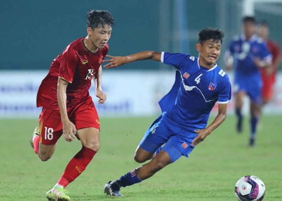 U17 Việt Nam giành chiến thắng dễ dàng. 