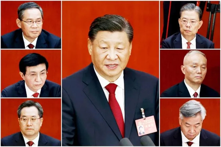 7 thành viên Ban Thường vụ Bộ Chính trị đảng Cộng sản Trung Quốc. 