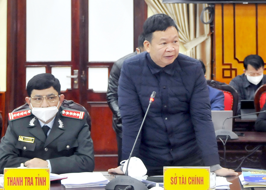 Giám đốc Sở Tài chính Nguyễn Ngọc Thanh đề nghị thành phố Hà Giang chủ động rà soát, điều chỉnh các quy hoạch để thu hút đầu tư, tạo nguồn thu từ đất.