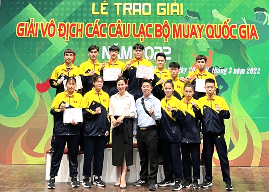 Đoàn Hà Giang thể hiện thành tích khá tốt tại giải vô địch Cúp các CLB Muay Thái toàn quốc 2022