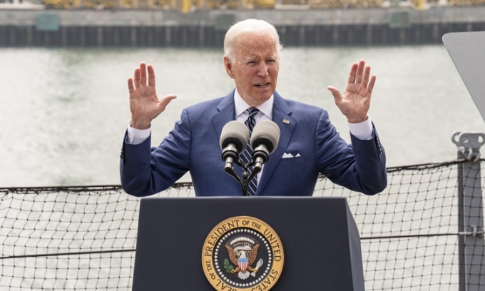 Tổng thống Mỹ Joe Biden phát biểu ở Los Angeles, California, hôm 10/6. 