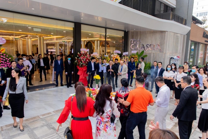 Lễ khai trương Sales Gallery Khang Điền thu hút sự tham gia của nhiều Quý đối tác và khách hàng.