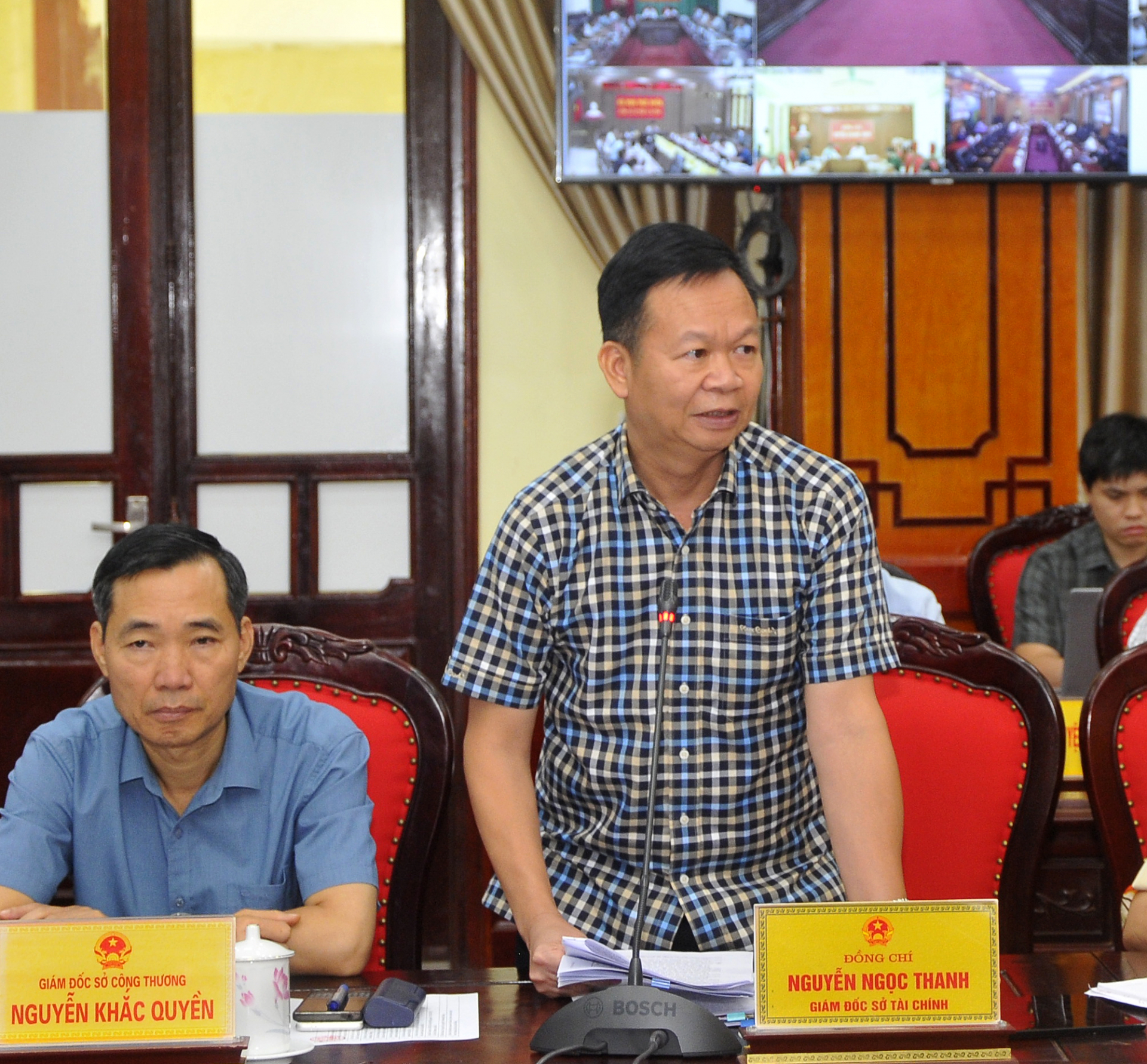Giám đốc Sở Tài chính Nguyễn Ngọc Thanh đề nghị các địa phương tập trung đẩy mạnh các giải pháp thu ngân sách.