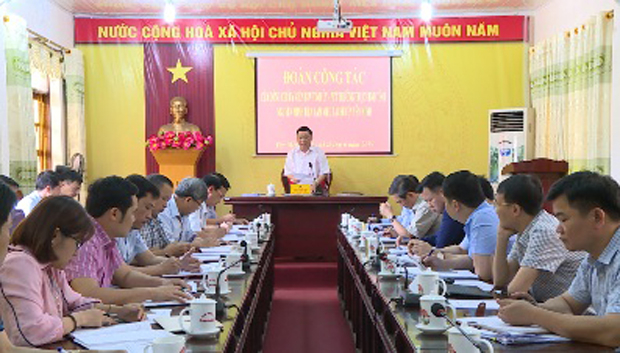 Phó Chủ tịch Thường trực UBND tỉnh Nguyễn Minh Tiến làm việc tại huyện Yên Minh