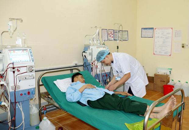 Bệnh viện Đa khoa khu vực Yên Minh ứng dụng kỹ thuật chạy thận nhân tạo