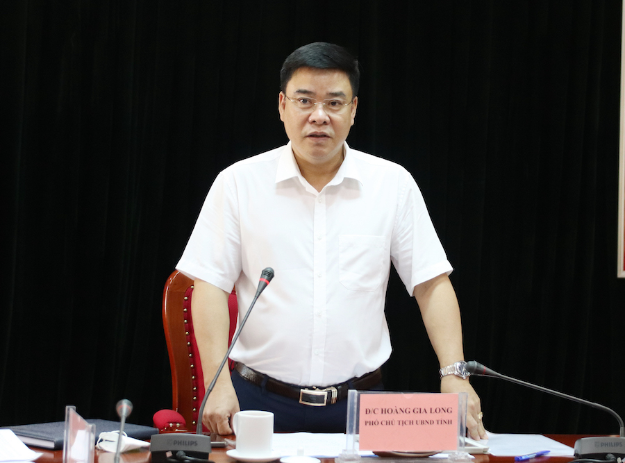 Phó Chủ tịch Thường trực UBND tỉnh Hoàng Gia Long kết luận buổi kiểm tra.