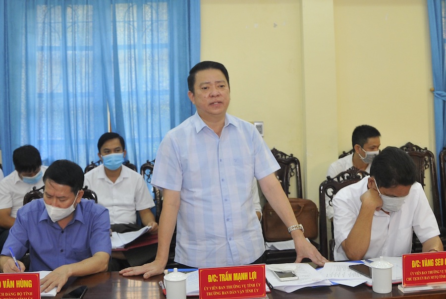 Trưởng Ban Dân vận Tỉnh ủy Trần Mạnh Lợi đề nghị ngành Nông nghiệp và PTNT chủ động triển khai thực hiện chuyển đổi số.