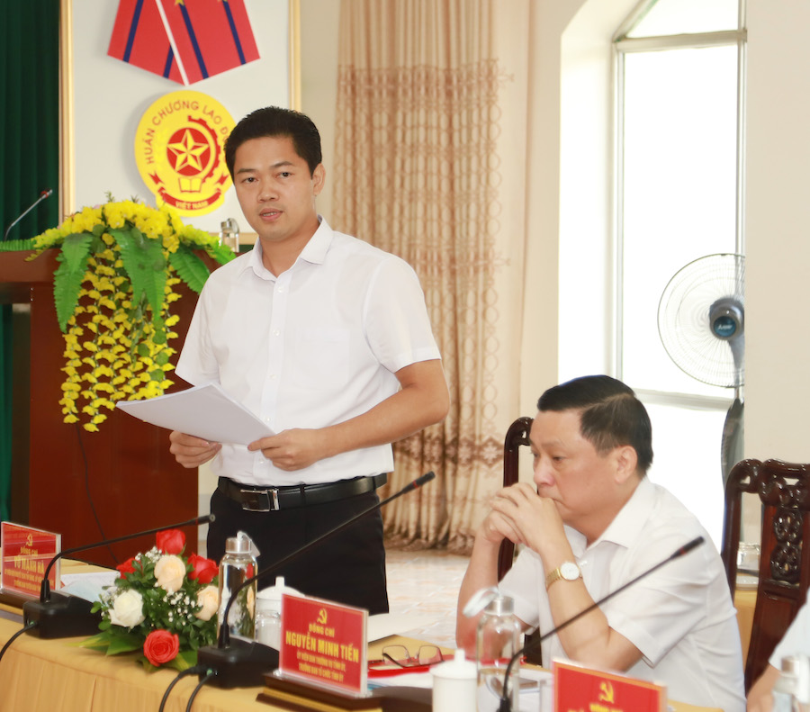 Trưởng ban Tuyên giáo Tỉnh ủy Vũ Mạnh Hà đề nghị tiếp tục tăng cường quán triệt các nghị quyết chuyên đề của BTV, BCH Đảng bộ tỉnh và nghị quyết đại hội Đảng các cấp